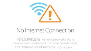 No internet connection display page.